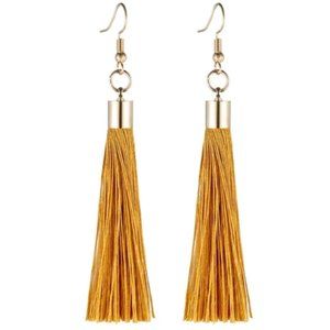 Boho Bohemian Hippie Fringe Tassel Earrings Drop Hanging Dangling Earrings